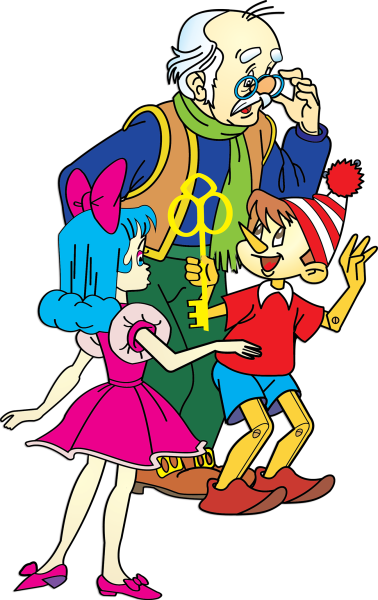 Герои сказки приключения Буратино