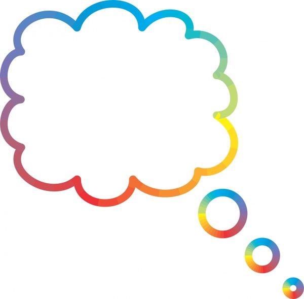 Рамка в виде облака