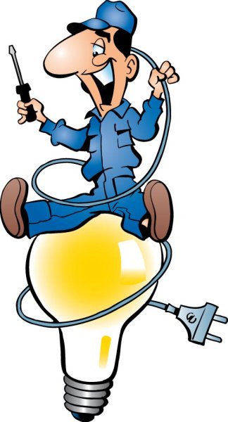 Электрик мультяшный