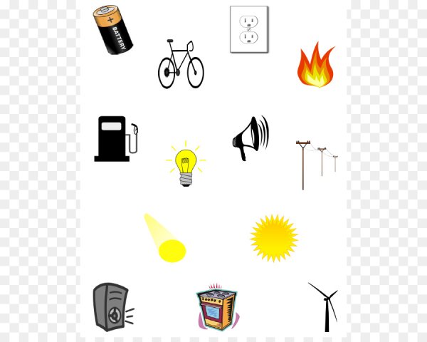 Символ тепло и электричество