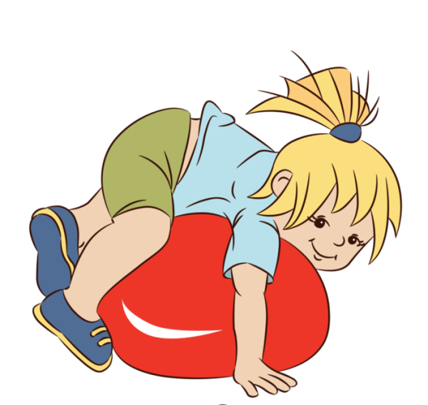 Зарядка для детей на прозрачном фоне