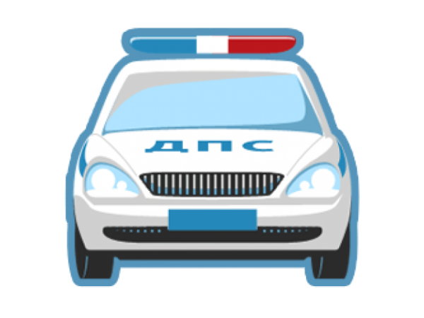 Знак полицейской машины