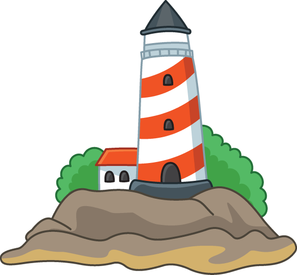 Маяк рисунок