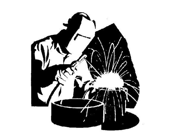 Сварщик черно белое