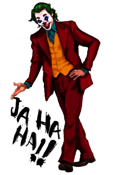 Наклейка лицо Джокер