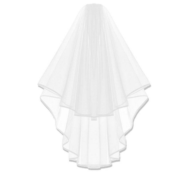 Фата невесты на прозрачном фоне