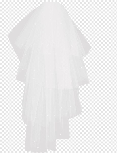 Фата для невесты на белом фоне