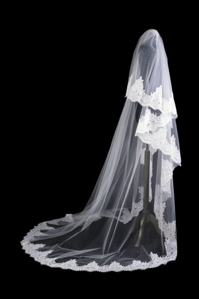Прозрачная фата