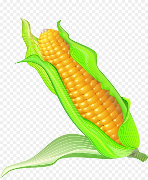 Мультяшный початок кукурузы