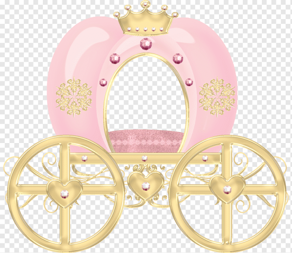 Карета розовая