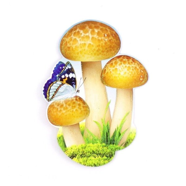 Грибы украшение на скотче