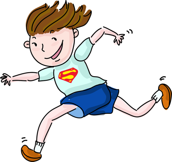 Бегущий человек мультяшный