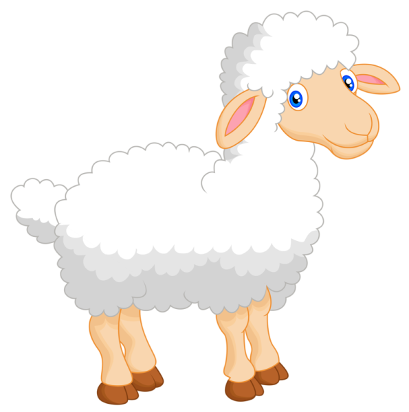 Ягненок мультяшный
