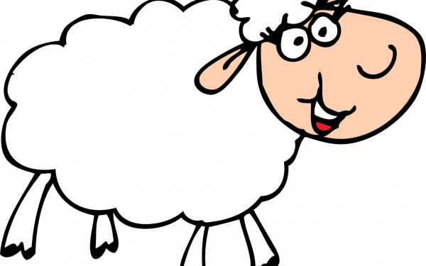Овечка мультяшная