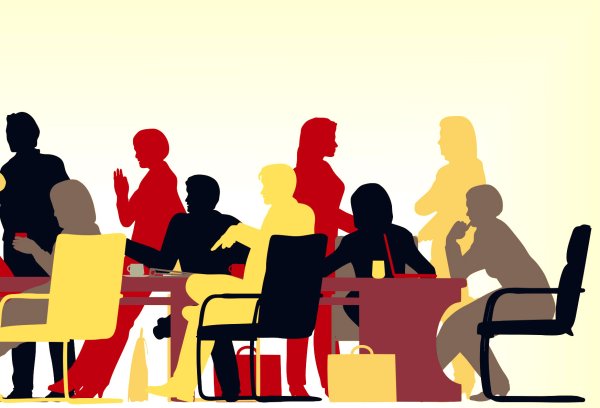 Конференция нарисованная