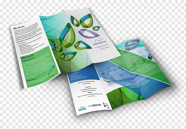 Брошюра на белом фоне