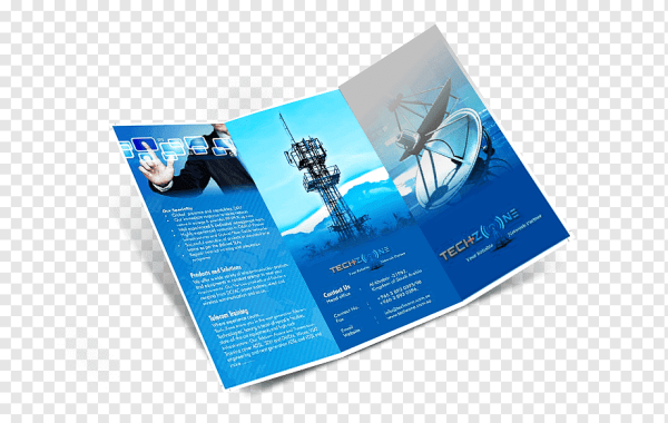 Буклет на прозрачном фоне