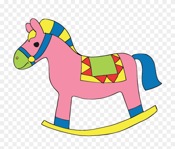 Цветные лошадки для детей