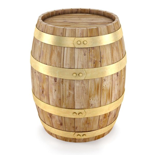 Деревянный бочонок