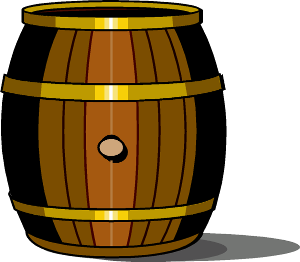 Деревянная бочка клипарт