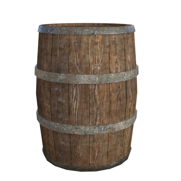 Старинные деревянные бочки