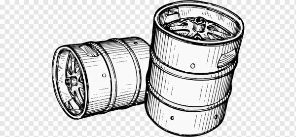 Пивная кега 20л вектор