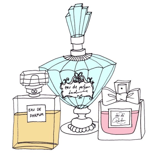 Духи рисунок