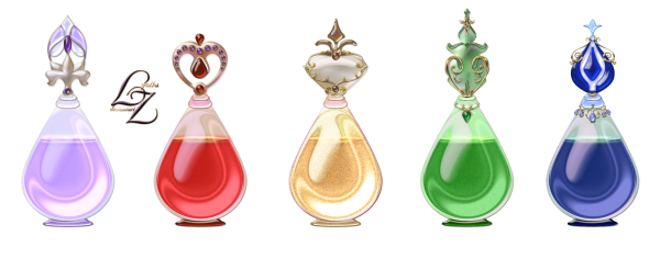 Магическое зелье белый фон