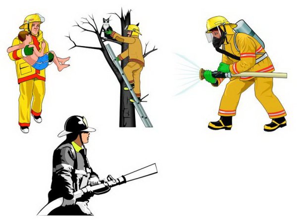 Профессия спасатель для детей