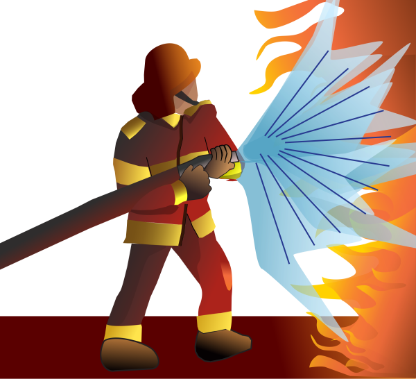 Пожарный персонаж