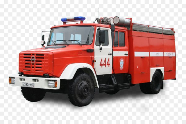 Пожарный автомобиль без фона