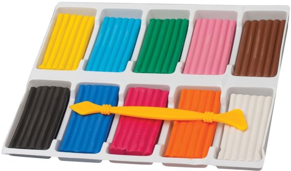 Пластилин BRAUBERG 10 цветов 250г