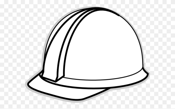 Каска раскраска для детей