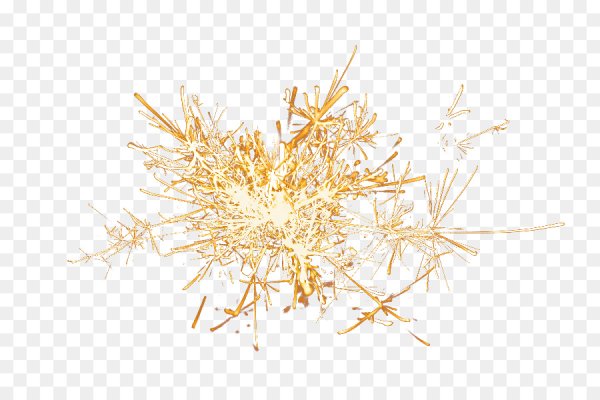 Бенгальские огни на белом фоне