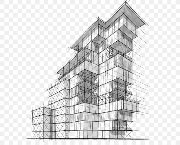 Эскиз здания