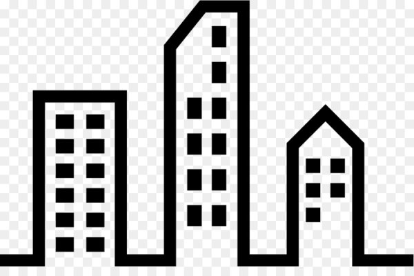 Многоквартирный дом силуэт