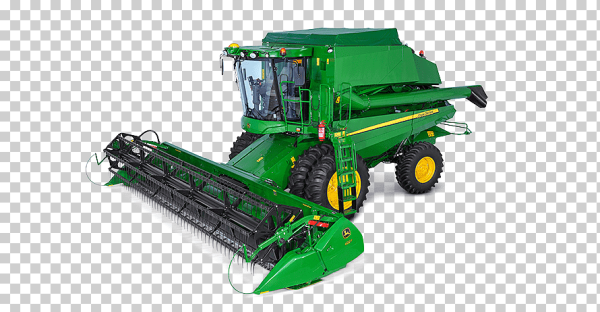 Комбайн вид сбоку вектор