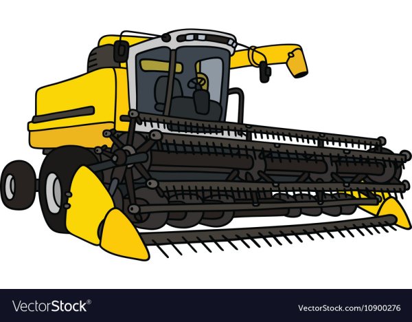 Комбайн Агромаш 3д модель