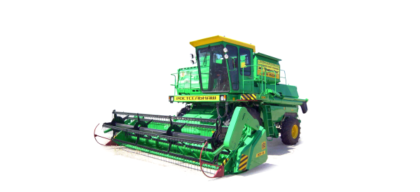 Комбайн вид сбоку вектор