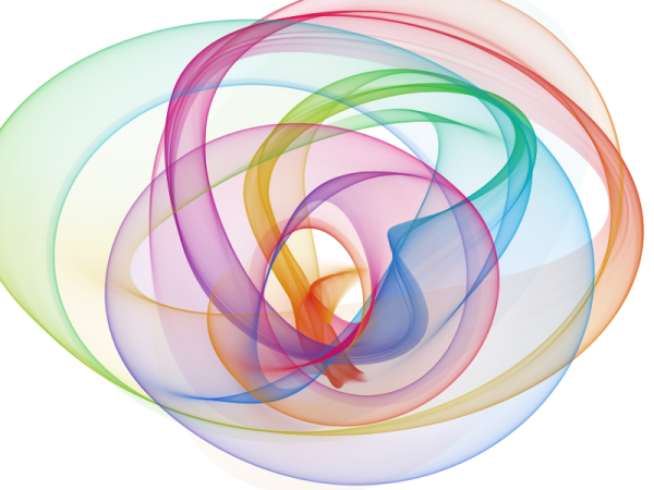 Разноцветная спираль