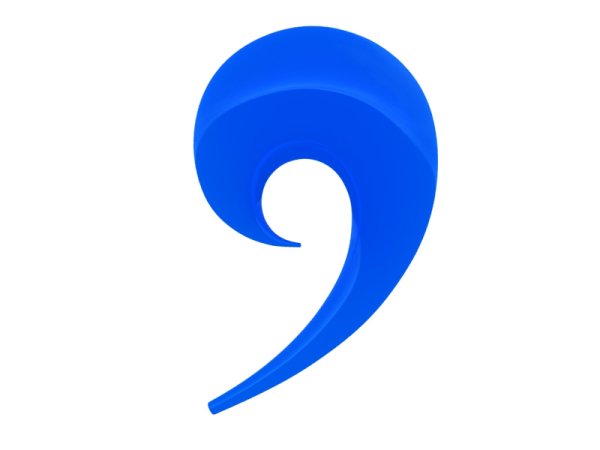 Перевернутые запятые без фона