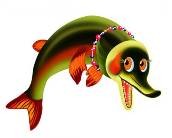 Маска щуки на голову