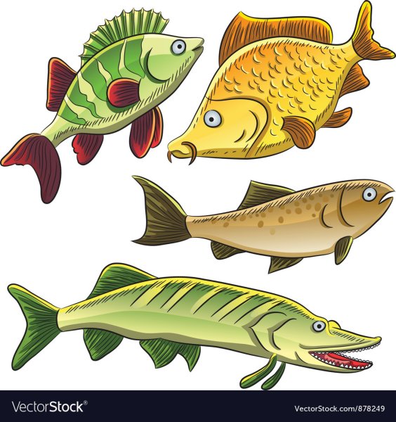 Рыба мультяшная