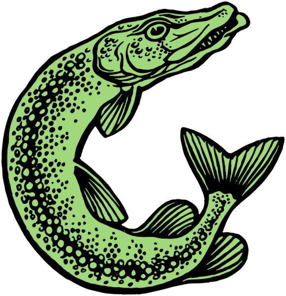 Щука Векторная