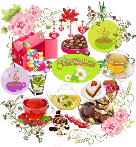 Стикеры с чаем