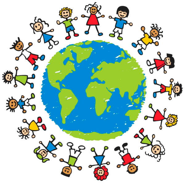 Дети вокруг земного шара