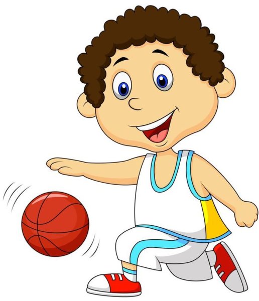 Спортивный мальчик мультяшный