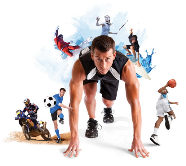 Спорт на прозрачном фоне