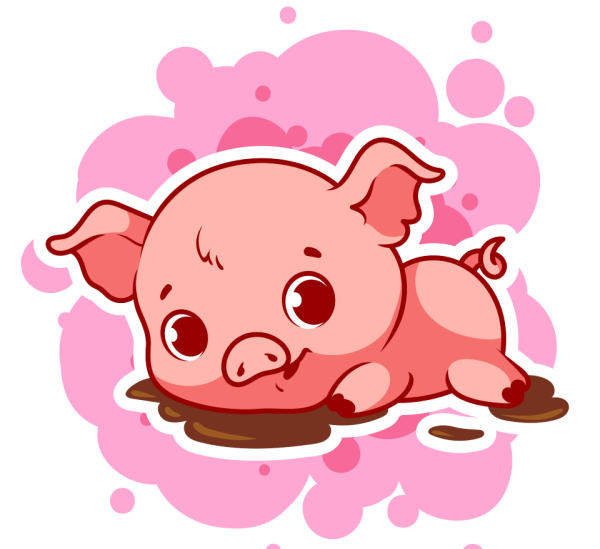 Поросенок иллюстрация