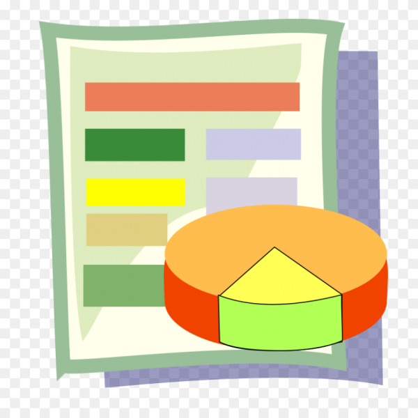 Иконка отчет с диаграммой